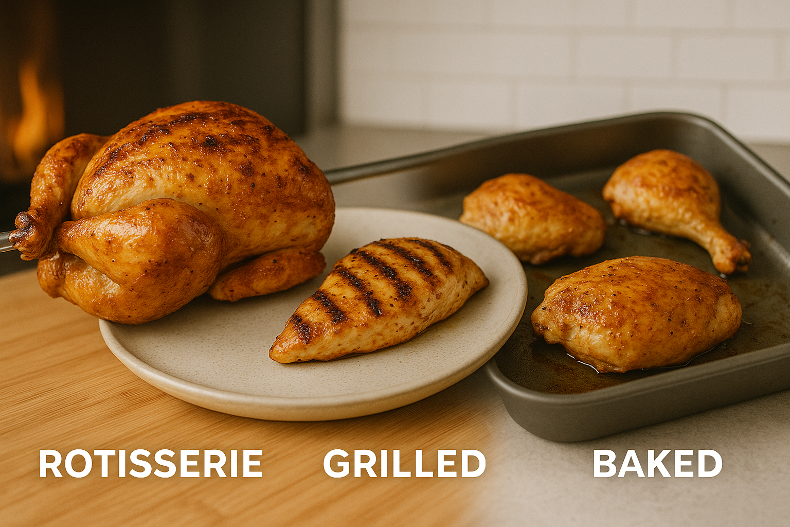 Rotisserie or Grilled or Baked - Which Wins